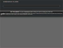 Tablet Screenshot of endurance-rc.com